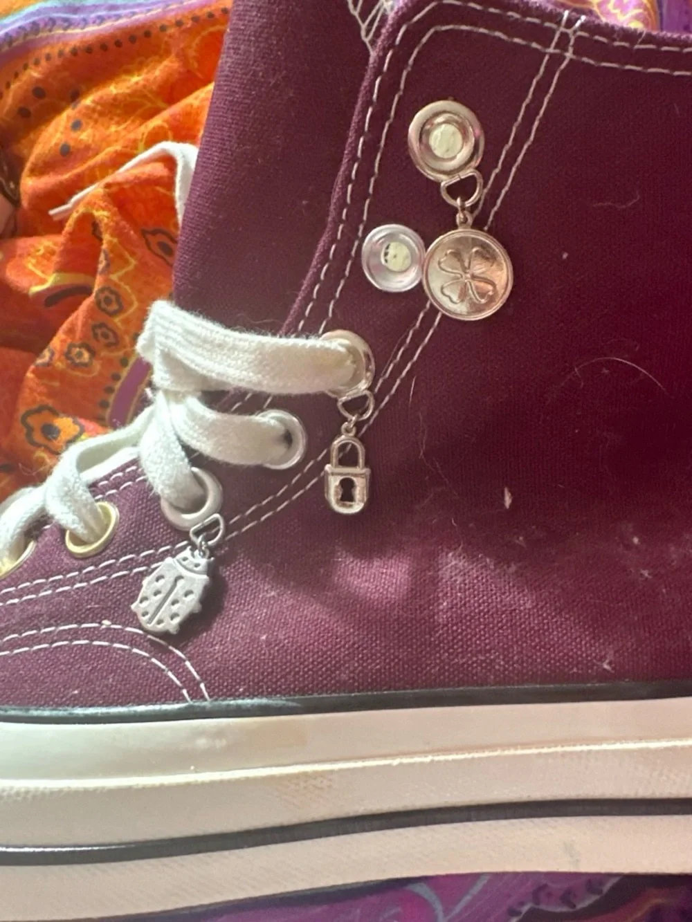 purple lucky converse